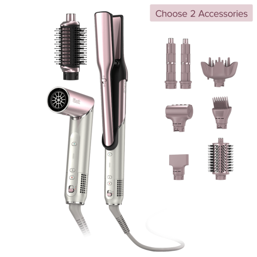 Shark Glam&trade; Build Your Own Air Styler & Straightener in Pink