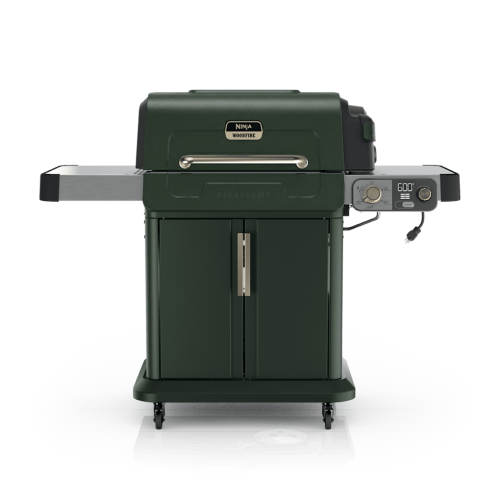 Ninja&trade; FlexFlame&trade; Grill and Smoker in Green