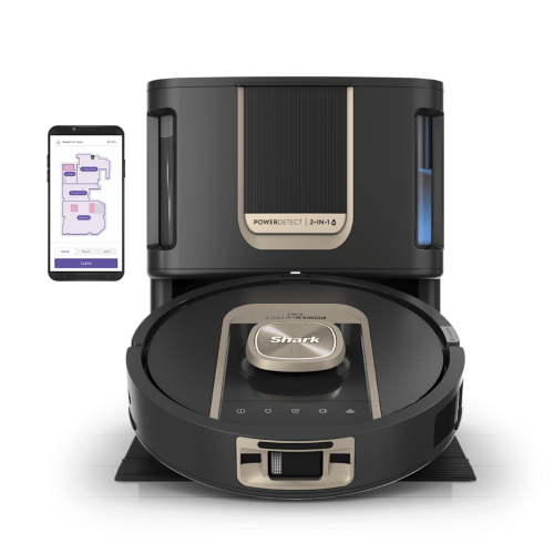 Shark PowerDetect&trade; ThermaCharged&trade; Robot Vacuum and Mop in White