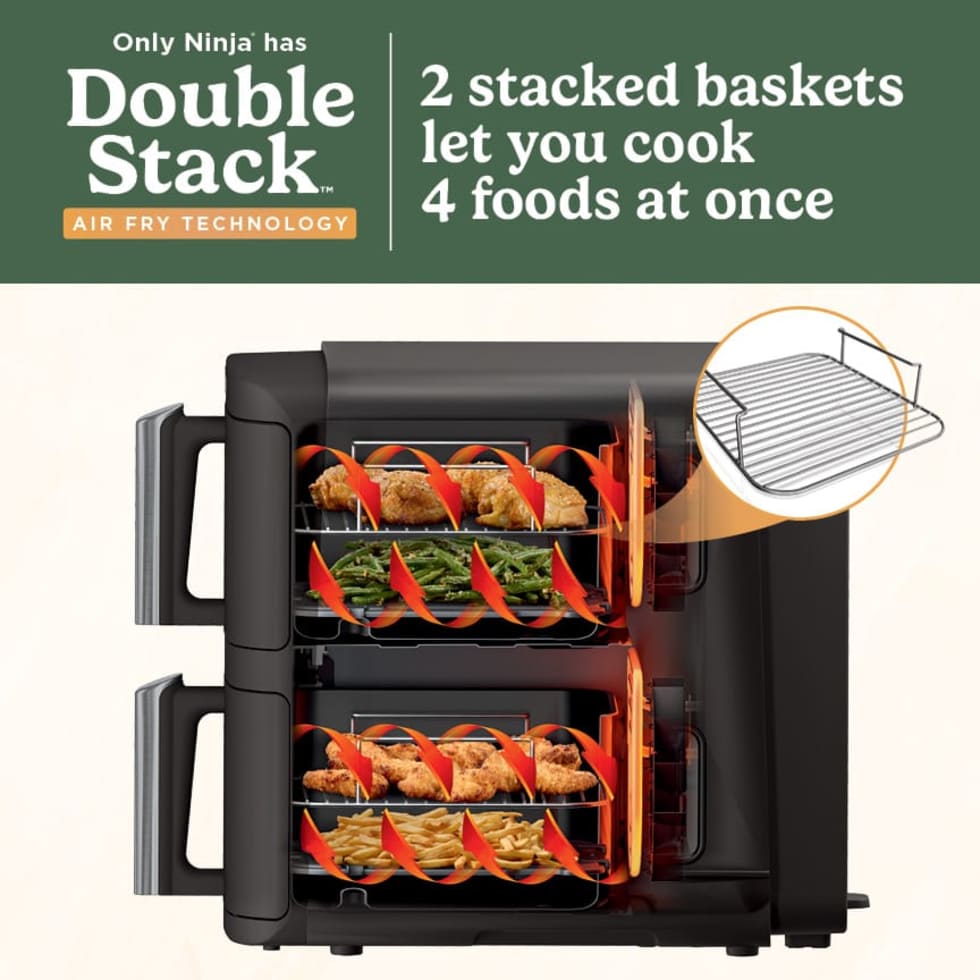 Ninja DoubleStack™ 8-QT Double Basket Air Fryer - Image 2