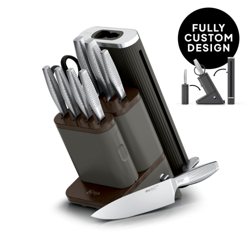 Ninja NeverDull&reg; Pro 11-Piece Premium Kitchen Knife Set & Steak Knives in Slate