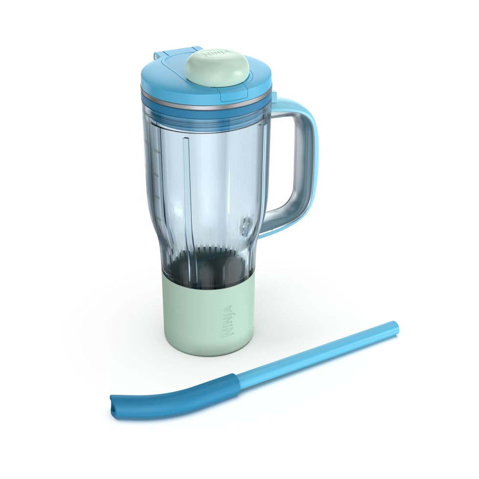 Ninja BlendBOSS™ 26oz Travel Tumbler and Straw in Green - Image 2